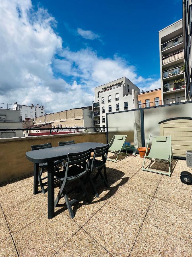 Bel Appartement Avec Terrasse Pantin Exteriér fotografie