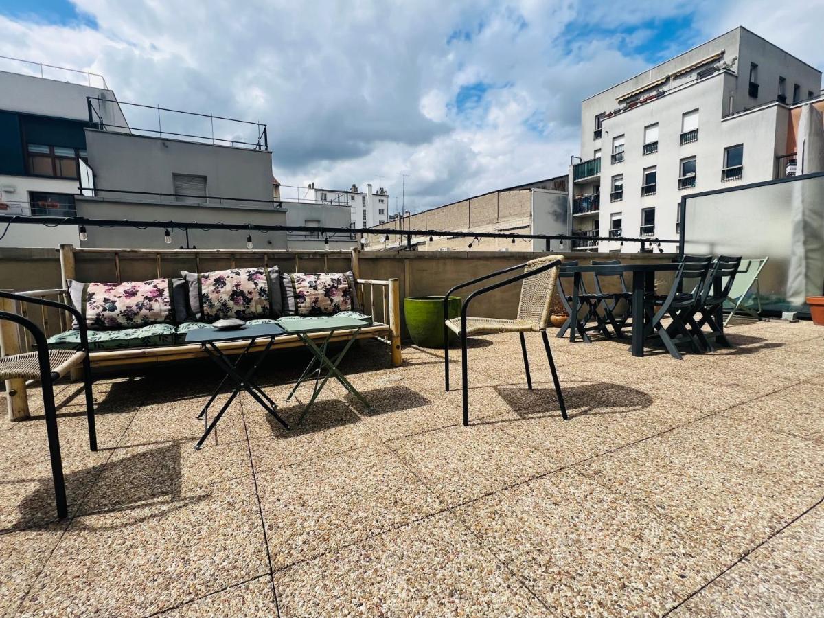 Bel Appartement Avec Terrasse Pantin Exteriér fotografie